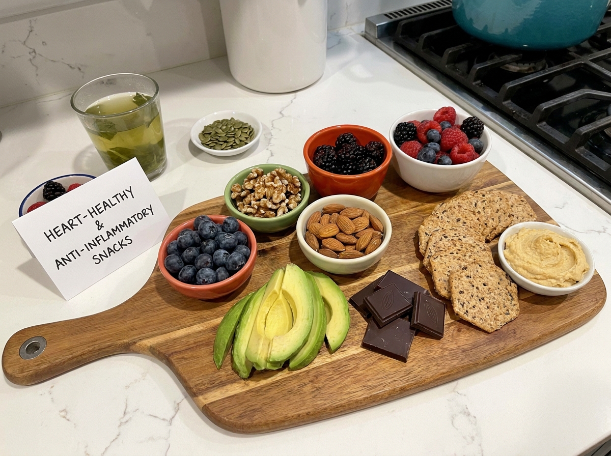 9 وجبات خفيفة تدعم صحة القلب وتساعد على تقليل الالتهابات